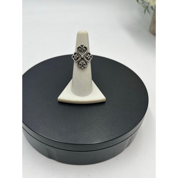 James Avery Adorned Hearts Four Scrolled Hearts Sterling Silver Signed Ring 6.5 - Picture 2 of 8
